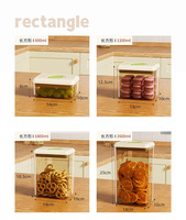Contenants de Conservation Alimentaire Sous Vide en Plastique PP Écologique NFS à Ouverture Facile avec Couvercles Rabattables – Design Classique pour la Cuisine