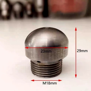 Nouvelle <span class=keywords><strong>buse</strong></span> turbo rotative à trou unique en acier inoxydable pour nettoyeur haute pression industriel DL 600 bars 60Mpa, pour usage intensif et dépoussiérage - Product Image 5
