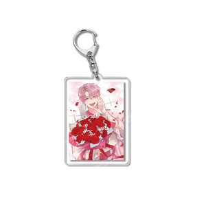Llavero de acrílico de cosplay de Tamon Fukuhara de Anime Tamon's B-Side: ¿Cuál es la cara que tiene ahora Tamon? Accesorio para llavero. - Product Image 4