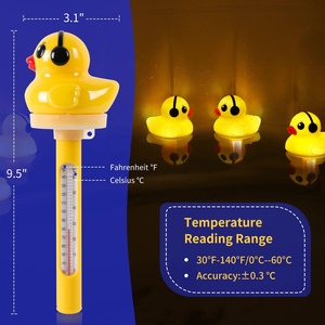 Thermomètre de bain pour bébé Cootway et jouet de bain flottant thermomètre de <span class=keywords><strong>canard</strong></span> pour baignoire et <span class=keywords><strong>piscine</strong></span> - Product Image 3