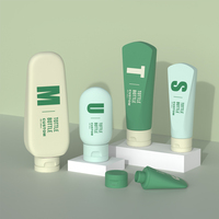 Bouteille en plastique personnalisée OEM/ODM pour nettoyant visage, lotion, masque facial, emballage en PE, bouchon à vis, pompe, couleur personnalisée