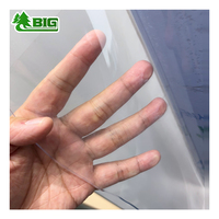 Boligao – Rouleau souple en PVC transparent à épaisseur personnalisée, feuille de plastique flexible et transparente pour couverture de convoyeur industriel