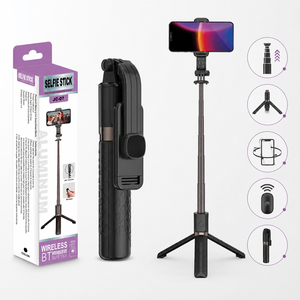 Trípode JC-07 con Textura de Rejilla de Aluminio, Palo Selfie Extensible de 955 mm, Mango Ligero para Vlogging - Product Image 2