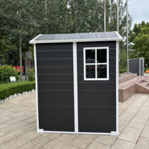 Fábrica al por mayor precio barato impermeable herramienta casa plástico jardín almacenamiento cobertizo para la venta - Product Image 4