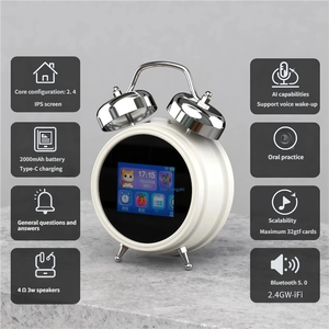 Robot Réveil Intelligent IA pour l'Apprentissage Éducatif, Assistant de <span class=keywords><strong>Devoirs</strong></span>, Tutor Privé, Compagnon Vocal pour Enfants et Étudiants OEM - Product Image 4