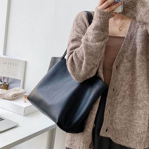 Borse da Donna Personalizzabili con Logo, Borse di Lusso alla Moda, Borse a Spalla per Shopping, Semplici Borse Tote Monocolore per Signore - Product Image 3