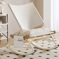 Balcón Sillón Adultos Lujo Pequeño Apartamento Sofá Perezoso Silla Mecedora Nórdica Al Aire Libre