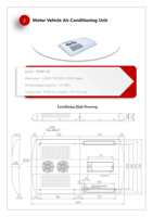 Nouveau climatiseur de toit 12KW-34KW pour bus électrique, minibus, véhicules scolaires et urbains 6m-6.6m