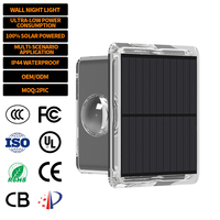 Lampe solaire LED de jardin avec batterie rechargeable pour allées extérieures et décoration de villa, éclairage mural solaire étanche IP44