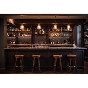 2024 <span class=keywords><strong>Futur</strong></span> Meubles Moderne Maison Meubles En Bois Extensible Bar Salon Vin De Luxe Armoire De Cuisine CE En Acier Inoxydable B1 - Product Image 1