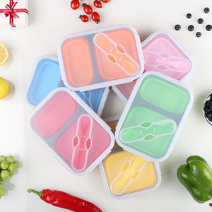 TGYW 2026 Nouveau Prix de Gros Boîte à Lunch Pliable en Silicone Portable à Un/Deux/Trois Compartiments - Product Image 2