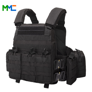Sac banane tactique en polyester MMC, gilet porte-plaques noir pour la chasse, vente en gros d'usine - Product Image 1