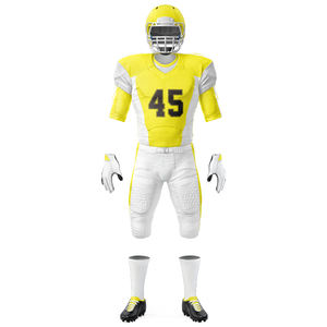 Uniforme de Fútbol Americano para Adultos con Camiseta Deportiva Ventilada y Pantalones de Compresión Diseñados para Velocidad y Durabilidad - Product Image 5