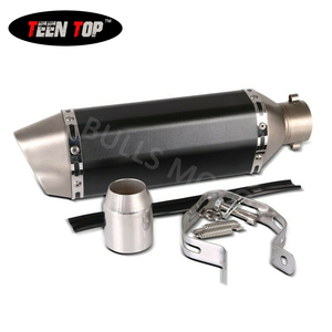 exclusivo de acero inoxidable universal de <span class=keywords><strong>escape</strong></span> de la motocicleta <span class=keywords><strong>doble</strong></span> <span class=keywords><strong>salida</strong></span> de <span class=keywords><strong>escape</strong></span> para scooter/de la motocicleta - Product Image 2
