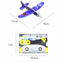 Avions planeurs en mousse, jouets volants d'extérieur, kits d'avions en papier pour enfants, récompenses et prix pour la salle de classe, cadeaux d'anniversaire pour garçons et filles