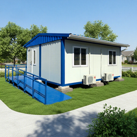 Maison capsule préfabriquée à 2 chambres, design personnalisé de luxe, nouvelle conception, détachable, portable, modulaire, conteneur préfabriqué