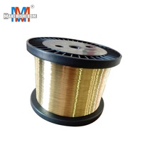 Fil de laiton EDM 0,25 mm, fil d'électrode en alliage de cuivre pour machine de découpe par électroérosion à fil