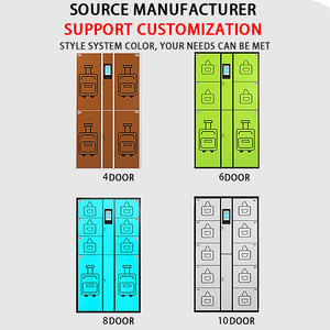 Smart Self-Service Steel Luggage <b>Locker</b> Airport Station-integrated Intelligent <b>Cabinet</b> for Mall Gym Outdoor School Supermarket - Product Image 3