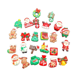 Christmas DIY <b>Toys</b> for Kids Resin Beads Phone Case Sticker Shoe Decorative Elements Bag Charms Add-Ons <b>Slime</b> Decor - Product Image 2
