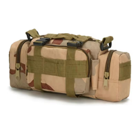 Sac banane tactique en toile de nylon imperméable 10L avec fermeture à glissière pour la randonnée et la chasse