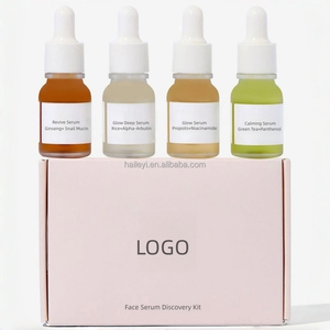 Kit <span class=keywords><strong>de</strong></span> <span class=keywords><strong>d</strong></span>écouverte <span class=keywords><strong>de</strong></span> sérums coréens pour la peau, 4 pièces, 10 ml, mini-sérums pour peaux sèches, ternes, pour un teint éclatant, apaisant et réparateur, coffret cadeau - Product Image 1