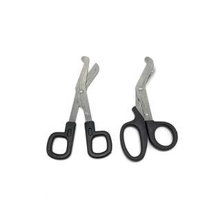 Ciseaux pour bandes musculaires en acier inoxydable, lames courbées de 15 cm, pour usage domestique, manche noir - Product Image 5