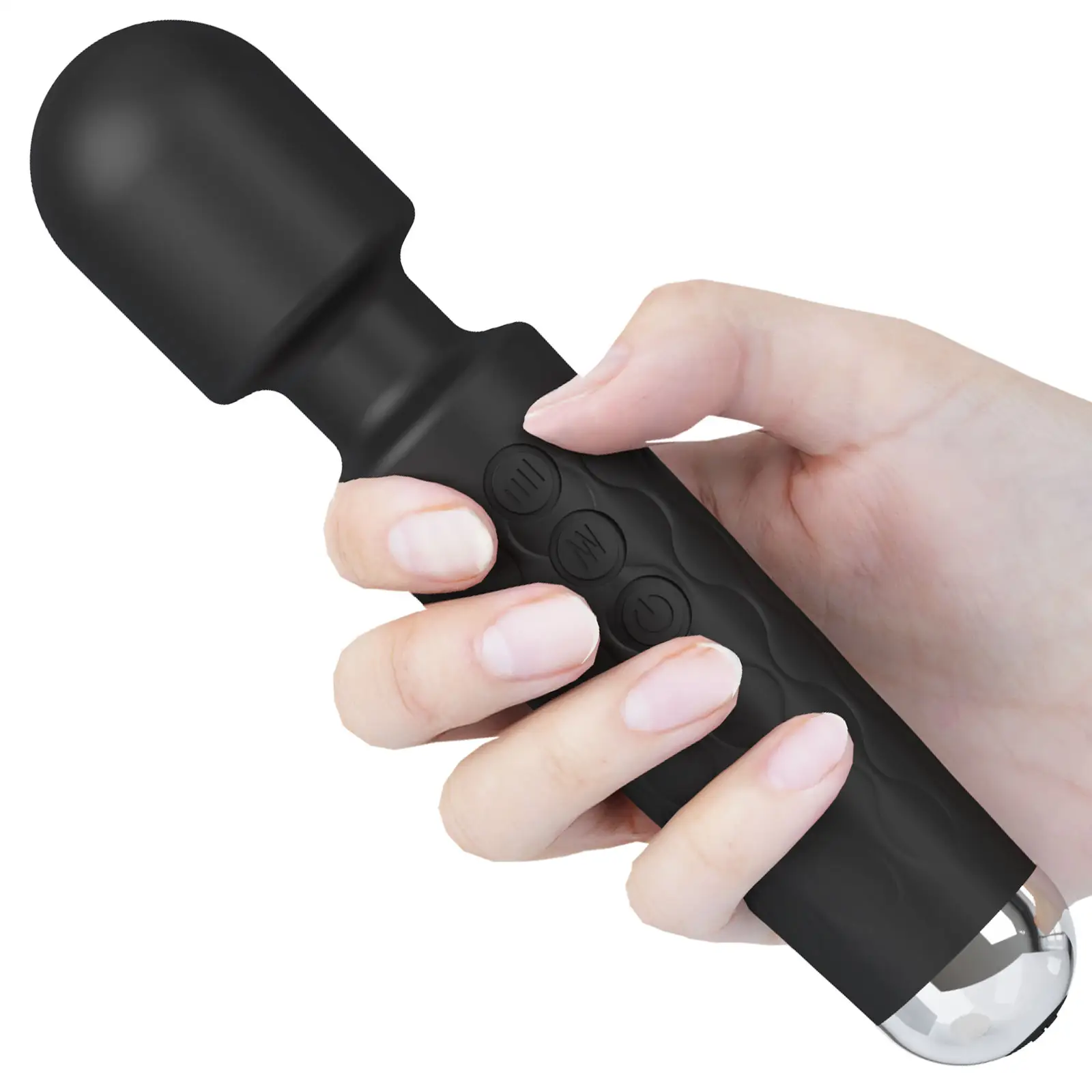 Los fabricantes pueden personalizar adultos eléctrico de mano Av palo masajeador femenino consolador vibrador pareja juguetes sexuales