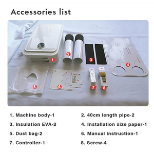 Wandmontiertes Hocheffizientes Rekuperator-Frischluft-Lüftungsgerät HRV MVHR Wärmetauscher-Einheit mit Wärmerückgewinnung - Product Image 4