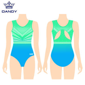 Costume de Ballet pour petite fille, vente en gros, robe de <span class=keywords><strong>gymnastique</strong></span>, Costumes de scène métalliques, justaucorps pour enfant - Product Image 2