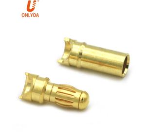 2024 חם מכירה נקבה וזכר 3.5 מ "מ כדור פנס בננה תקע מחבר מצופה זהב עבור סוללה המנוע - Product Image 2