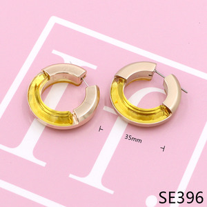 GCYF017 Boucles d'oreilles classiques en forme de cygne, <span class=keywords><strong>imitation</strong></span> perle avec <span class=keywords><strong>bordure</strong></span> entièrement pavée de CZ, boucles d'oreilles pendantes plaquées foncé pour femmes - Product Image 5