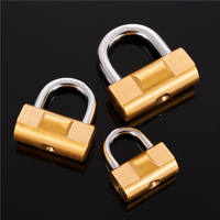 Cadenas en laiton massif de haute qualité, fabrication Kunpeng, vente en gros, serrure de sécurité antivol, clé non disponible, cadenas en laiton martelé