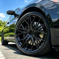Nouvelles jantes en alliage d'aluminium forgé noir 19 pouces 5x112 5x108 compatibles avec Audi pour Zeekr Nio Sport personnalisées sur mesure