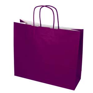 Shopper di carta Reflex reale con manico in cotone rigido 20 cm + 10 cm x 21 cm - Product Image 3