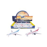 BGL Wholesale 1:72 Avion de chasse en alliage coulé sous pression, modèle à friction, jouet à rétrofriction avec effets sonores et lumineux pour enfants