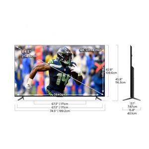 ทีวี EU 85 นิ้ว รุ่น S-Series QLED 4K UHD HDR สมาร์ททีวี ระบบปฏิบัติการ Google Android พร้อมพอร์ต USB Wi-Fi 60Hz ตัวเครื่องสีดำ เหมาะสำหรับโรงแรม ได้รับการรับรองมาตรฐาน CE - Product Image 5