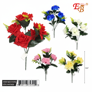 Haute 13.5 \ "Assortiment Couleur Rose Petite Assortiment De Fleurs Artificielles 144PCS/Carton pour la Saint-Valentin Thanksgiving Graduation - Product Image 2