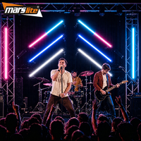 Barre lumineuse à LED RGB Marslite, barre lumineuse à LED RGB étanche IP66, barre lumineuse à LED stroboscopique professionnelle DMX, barre lumineuse à LED pour scène, DJ, discothèque, concert, fête