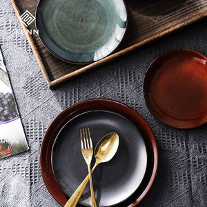 Assiettes en <span class=keywords><strong>porcelaine</strong></span> vente en gros rondes couleur rouge pâtes assiette à steak vaisselle plats <span class=keywords><strong>de</strong></span> noël <span class=keywords><strong>service</strong></span> <span class=keywords><strong>de</strong></span> dîner assiettes <span class=keywords><strong>service</strong></span> <span class=keywords><strong>de</strong></span> <span class=keywords><strong>table</strong></span> en céramique - Product Image 6