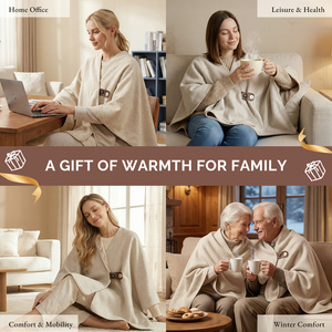 ผ้าห่มไฟฟ้าอัจฉริยะ พรีเมียม ผ้าฟลานเนล ซักได้ อุ่นเร็ว ควบคุมอุณหภูมิอัตโนมัติ ปิดอัตโนมัติเพื่อความปลอดภัย เหมาะสำหรับฤดูหนาว ใช้ในบ้าน - Product Image 6