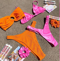 Maillots de bain brésiliens personnalisés, micro bikini extrême, vêtements de plage, robe longue, ensembles de maillots de bain