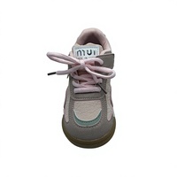 Chaussures décontractées pour enfants OEM ODM, respirantes, à lacets, dessus en PU, semelle antidérapante en TPR, légères, pour toutes les saisons, pour filles
