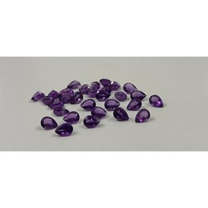Gema de Amatista Africana Natural de 6*8 mm, 0.85 Ct, Corte Pera, para Joyería - Product Image 6