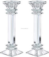Porte-bougie en cristal K9 de haute qualité, cadeau de mariage, décoration de la maison, ornements de bougies
