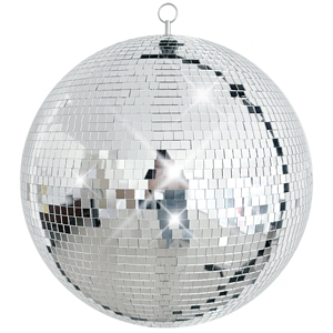 Bola de Discoteca Giratoria de Cristal Espejo Real de 50cm, 60cm, 70cm, 80cm, 90cm, 100cm, Decoración Luminosa <span class=keywords><strong>para</strong></span> Fiestas en Casa, Bola de Espejo <span class=keywords><strong>para</strong></span> Navidad - Product Image 1