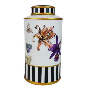 简约艺术设计新中式奢华陶瓷罐家居装饰瓷器