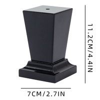 Base de trophée en bois noir de grande taille de haute qualité, vente en gros d'usine, bien vendue, pour trophées T10