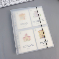 A5 A6 A7 A4 Business 6 Carpeta de anillas Carpeta de archivos Espiral PP Esmerilado Transparente Presupuesto Carpeta de anillas Cubierta Banda elástica Archivo