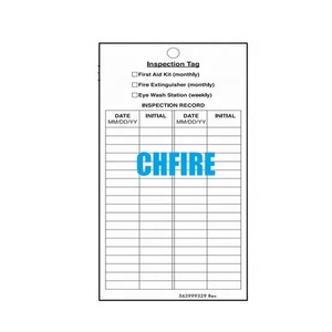 Crea le Tue Etichette per <span class=keywords><strong>Estintori</strong></span>, Etichette per Registrazione Ispezioni Annuali, Tag per Ispezione <span class=keywords><strong>Estintori</strong></span> - Product Image 1