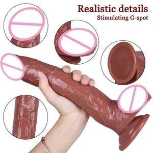 Passen Sie neue Produkte Farbe 11.8in 7.8in 8.8in großen Schwanz großen Schwanz Mann Sexspielzeug für Frau Dildos für Frauen riesigen realistischen <span class=keywords><strong>Dildo</strong></span> - Product Image 2